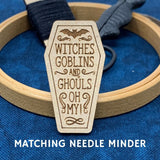 Witches, Goblins, and Ghouls Needle Minder - Matching set